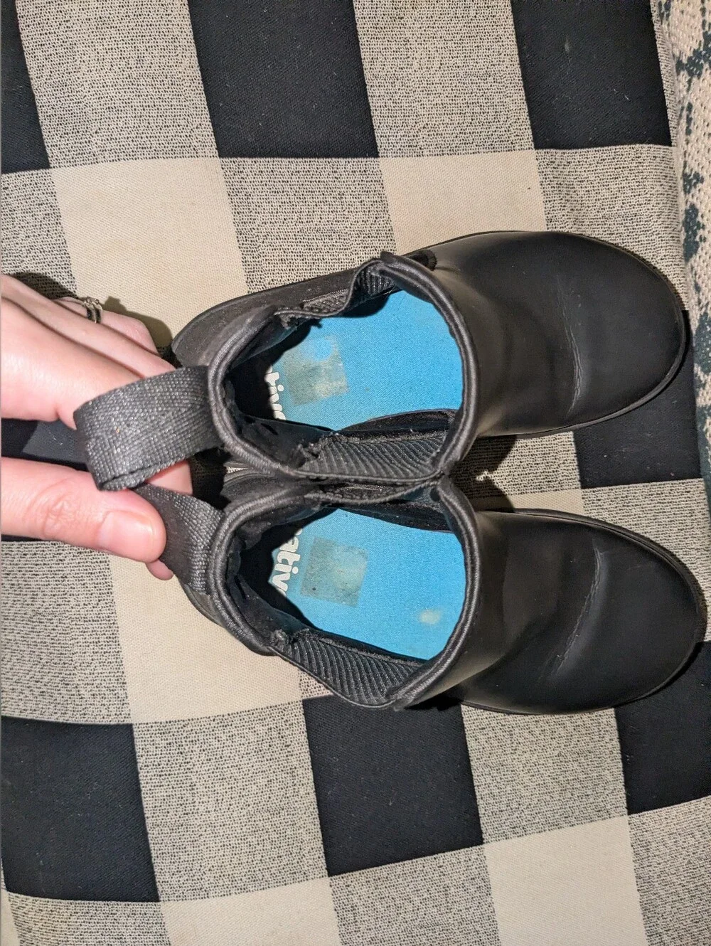 Native Black Kensington Chelsea Boots. Children Size 13.
